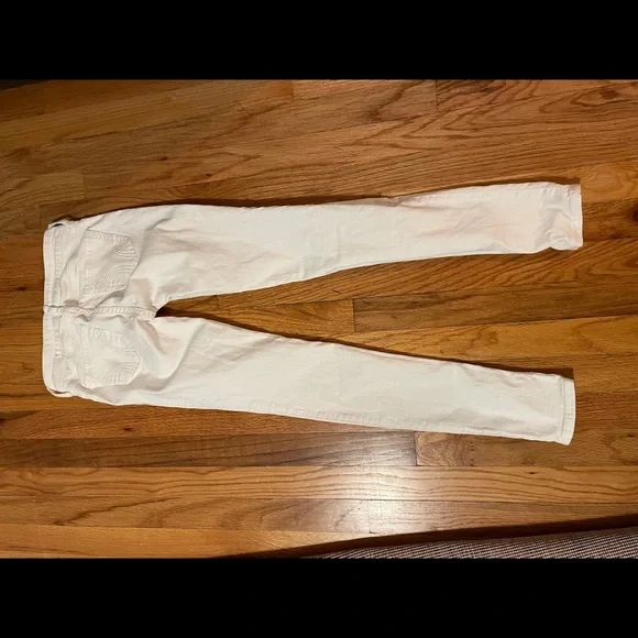 Hollister Women's Skinny Jeans - White - Picture 3 of 3